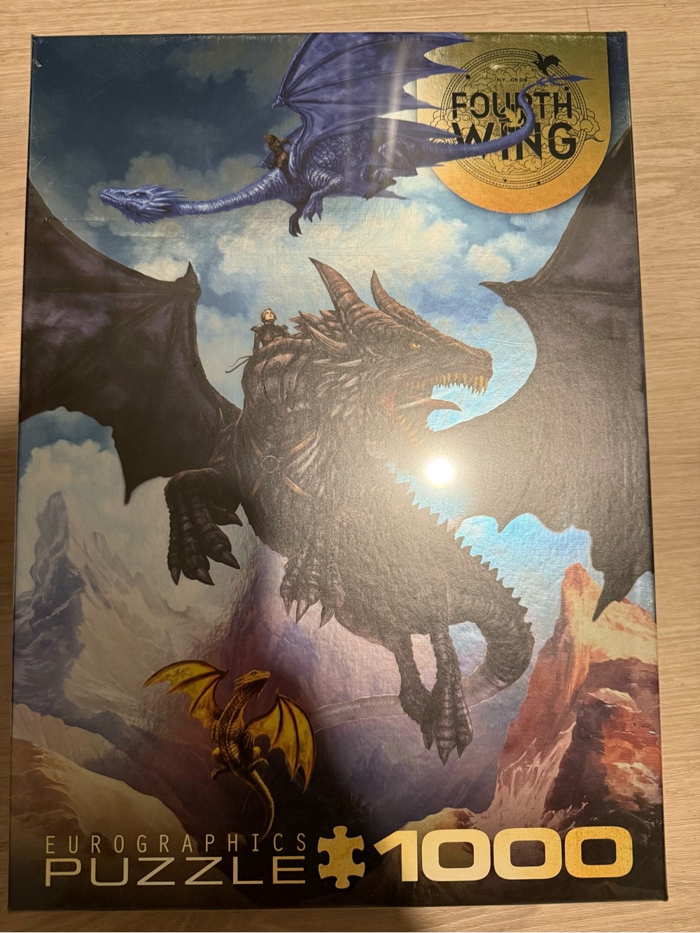 Fourth Wing Eurographics Violet Dragon Rider 1000-Piece Puzzle